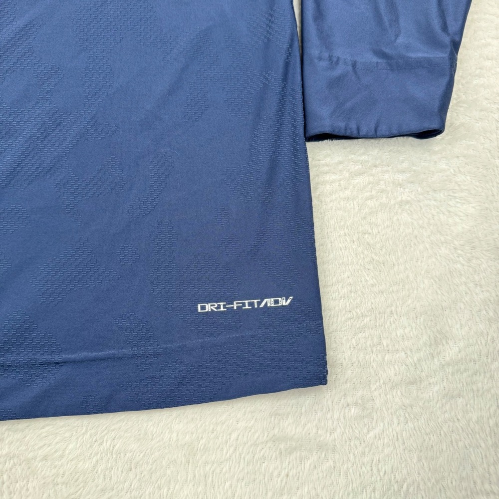 Nike Dri-FIT ADV Quarter-Zip Pullover Mens 2XL Navy Blue Tonal Camo - Picture 14 of 16